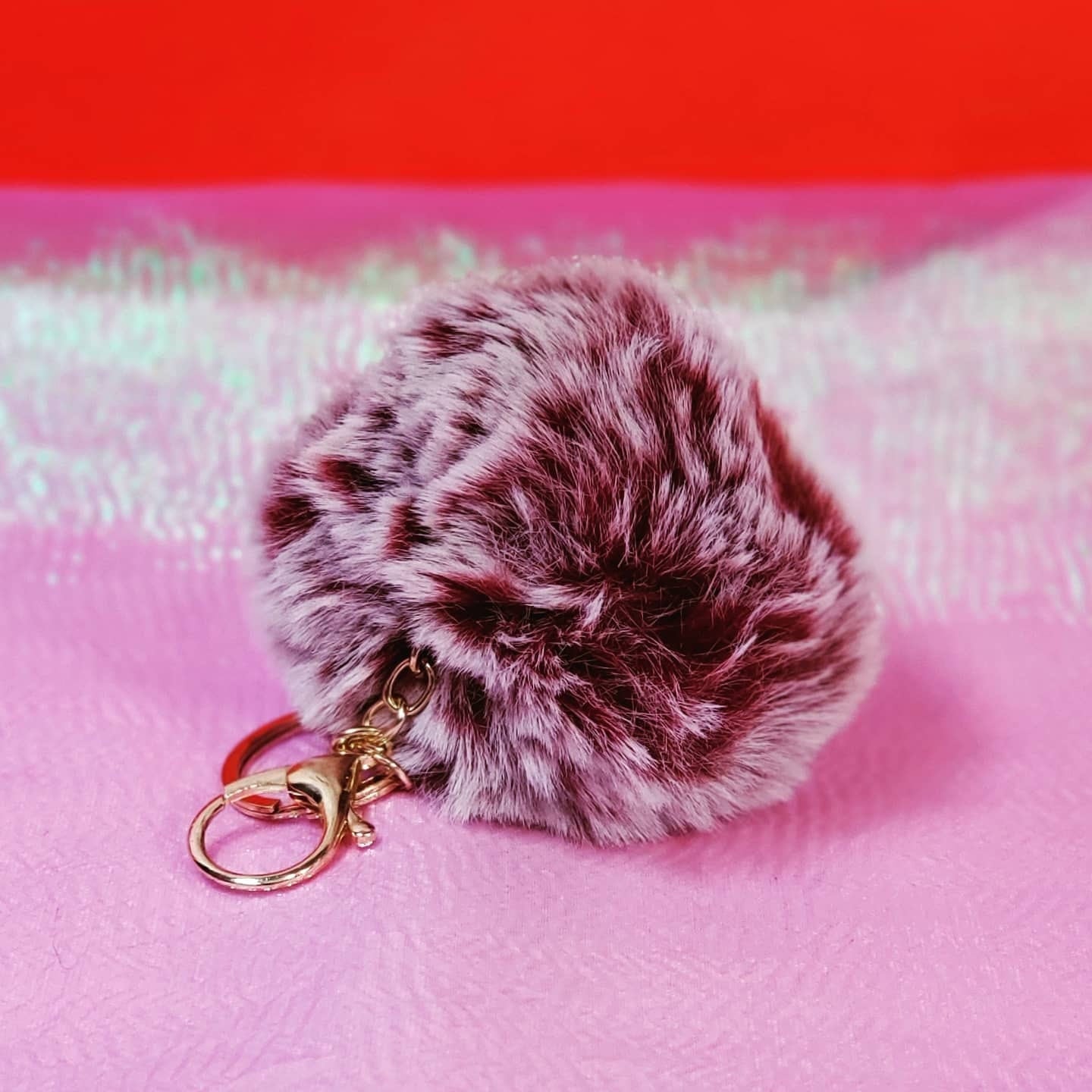 Fuzzy Pom Pom Key chains!