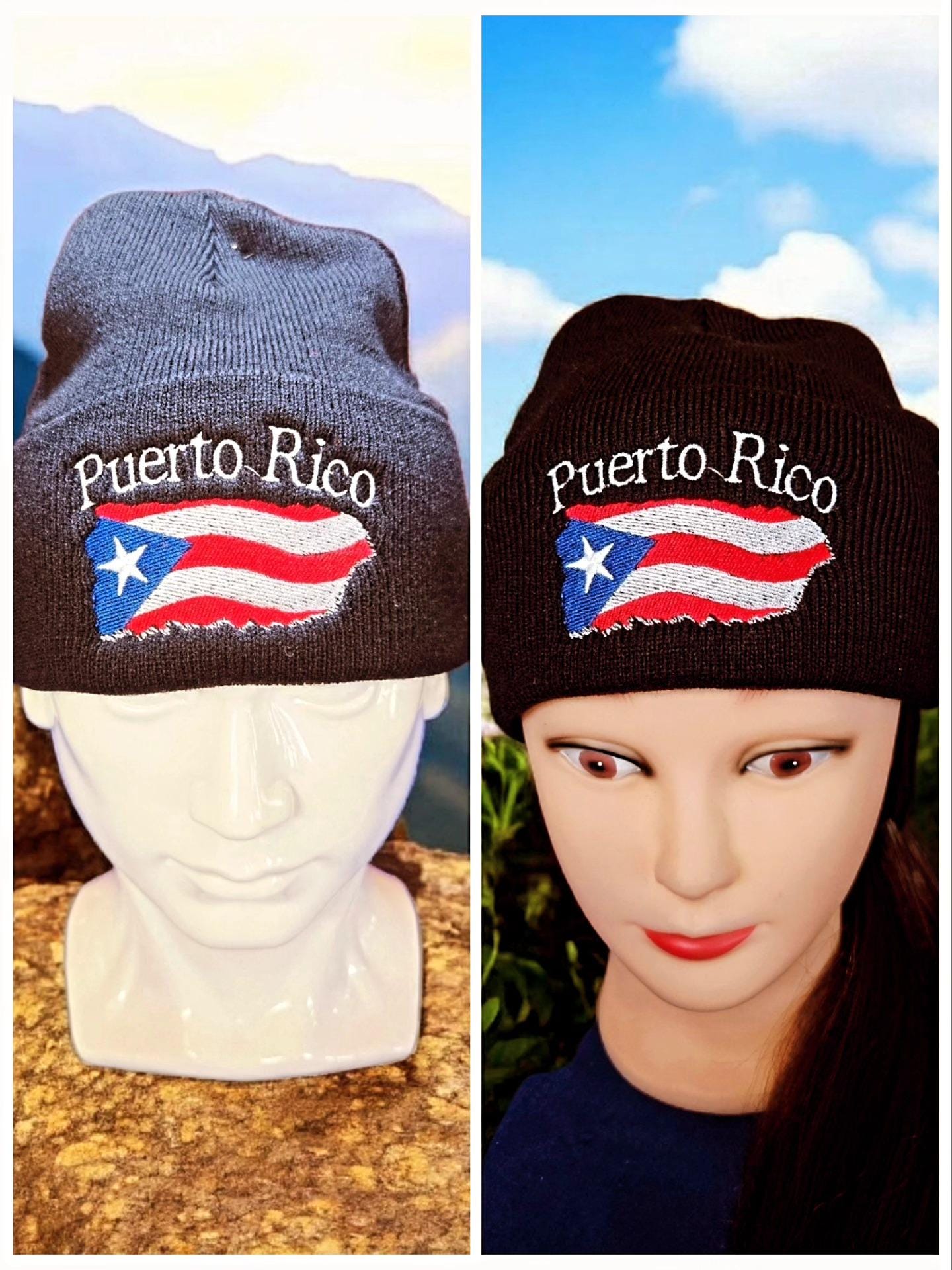 Embroidered Puerto Rico Hats