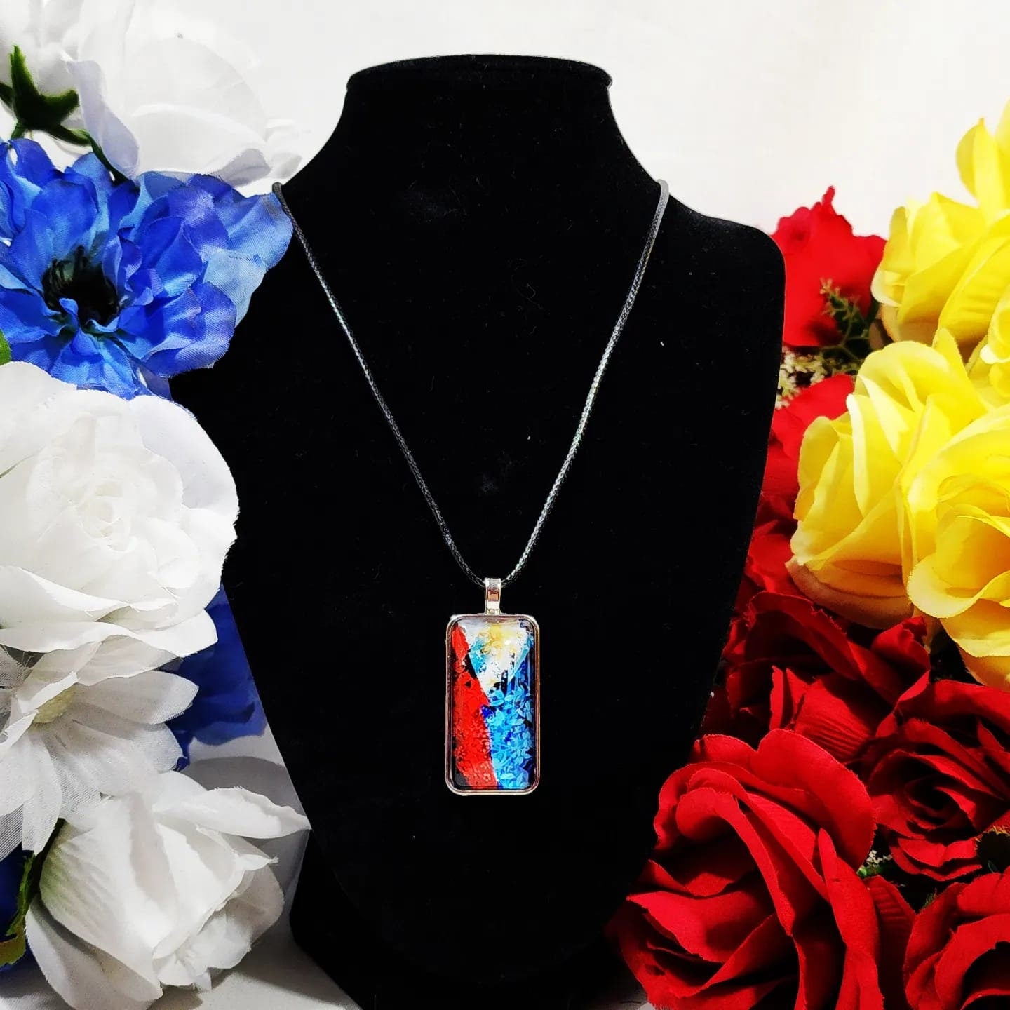 Philippine "Pinoy" Flag Necklace
