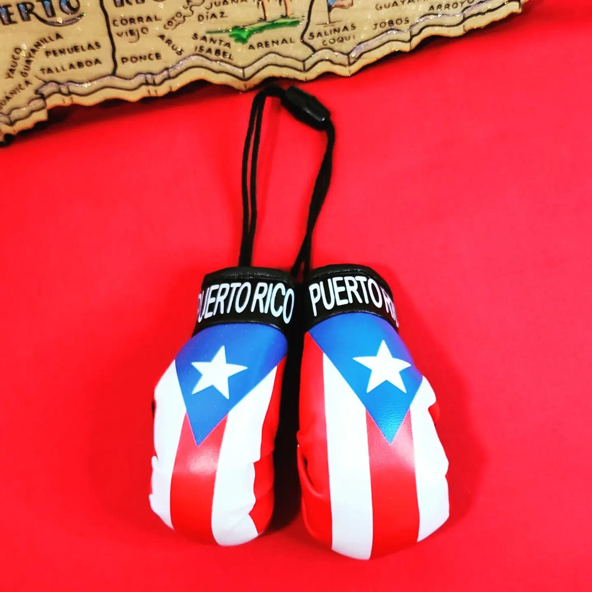 Puerto Rico mini Boxing Gloves