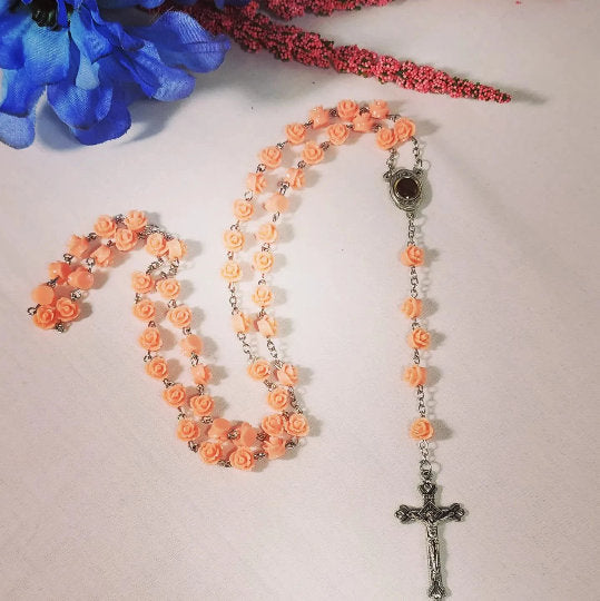 Beaded Rose Rosary