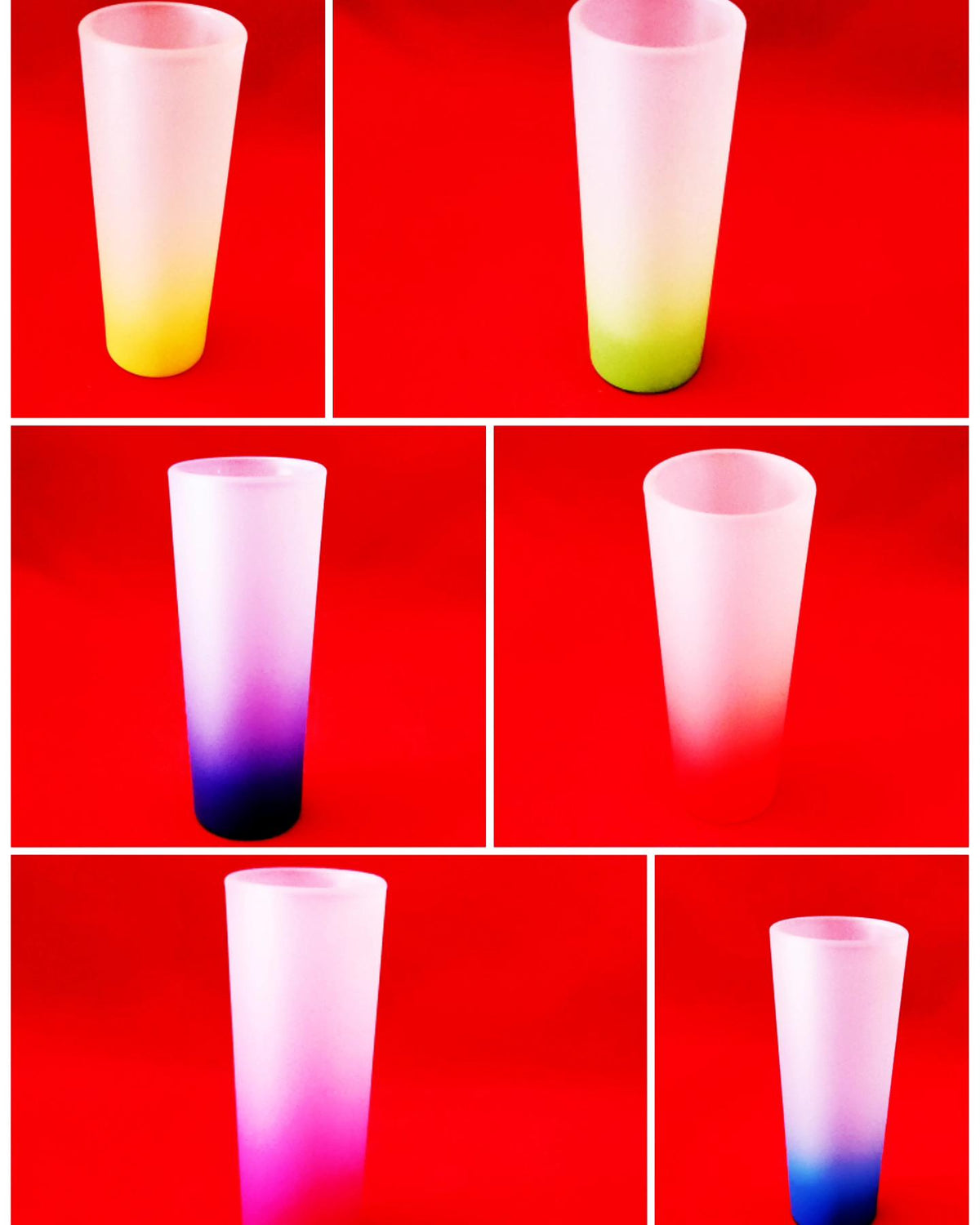 Sublimation Frosted Shot Glasses