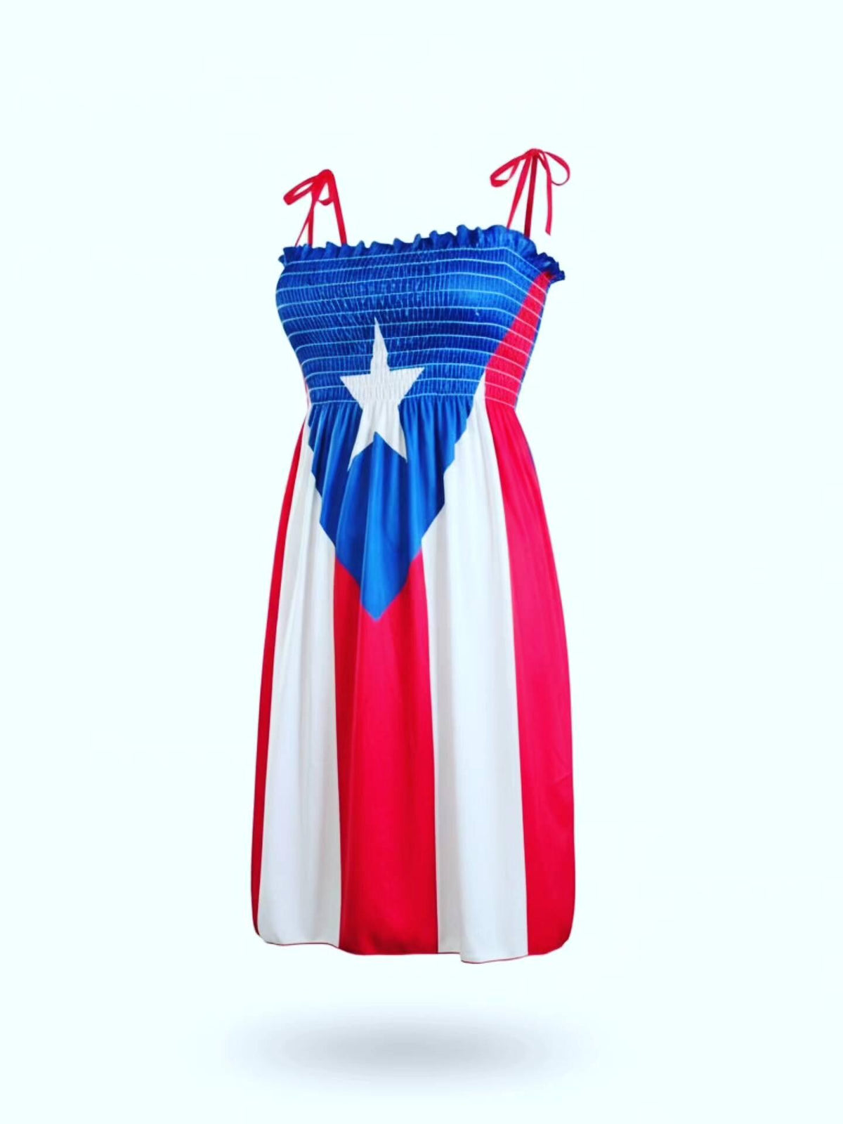 Puerto Rico Flag Summer Dress for Adults & Kids