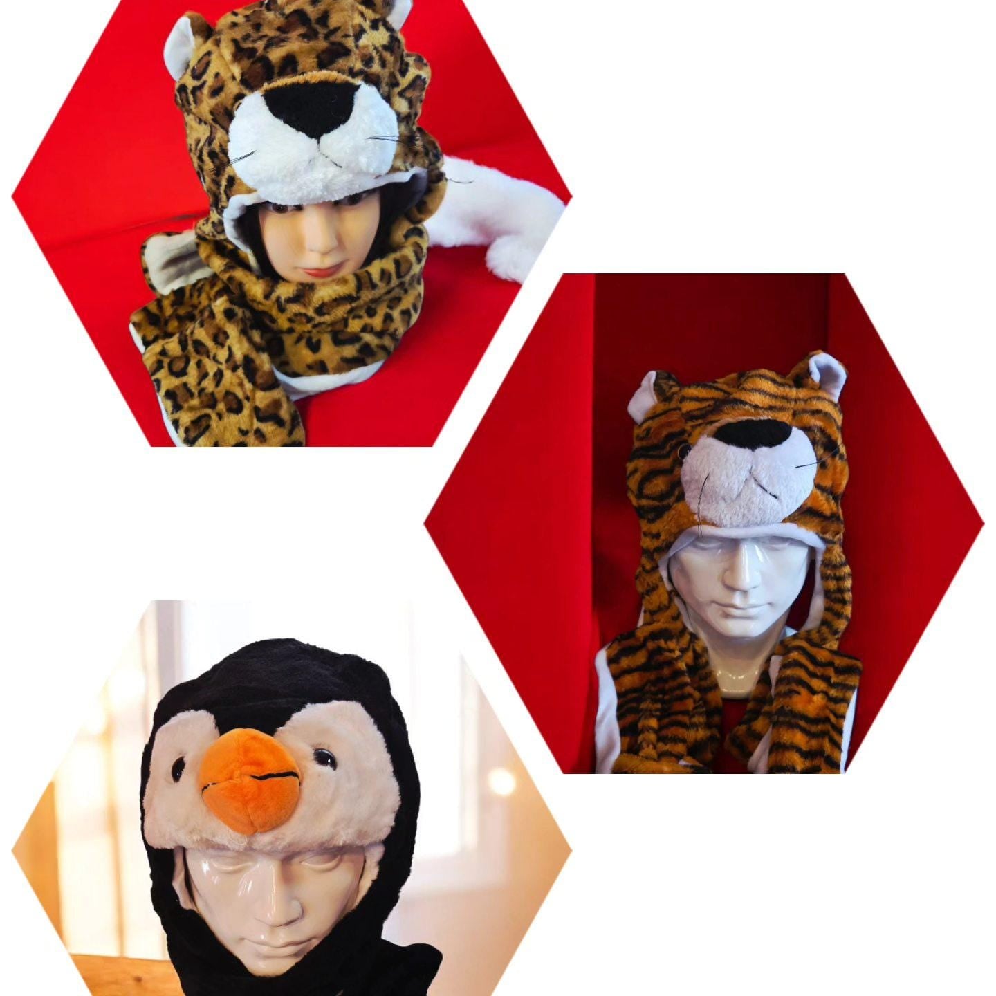Kids, Men, Women, Adult Winter Hat, Scarf, Mittens Combo