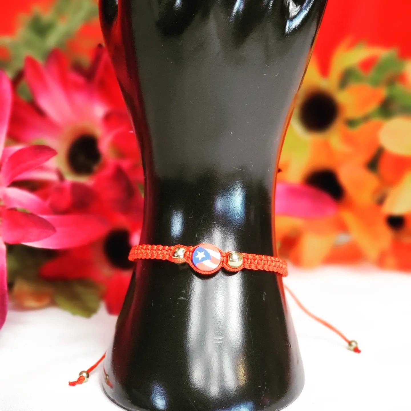 Adjustable Puerto Rico  Flag Bracelets