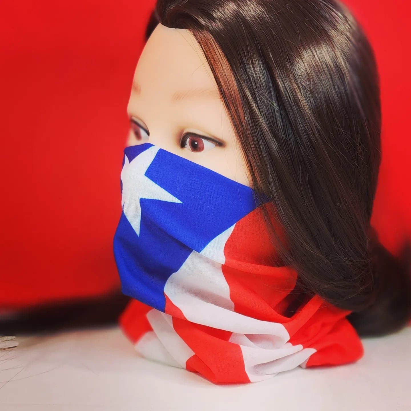 Puerto Rico Flag Multi Scarf, Sports Head Gear, Face Covering