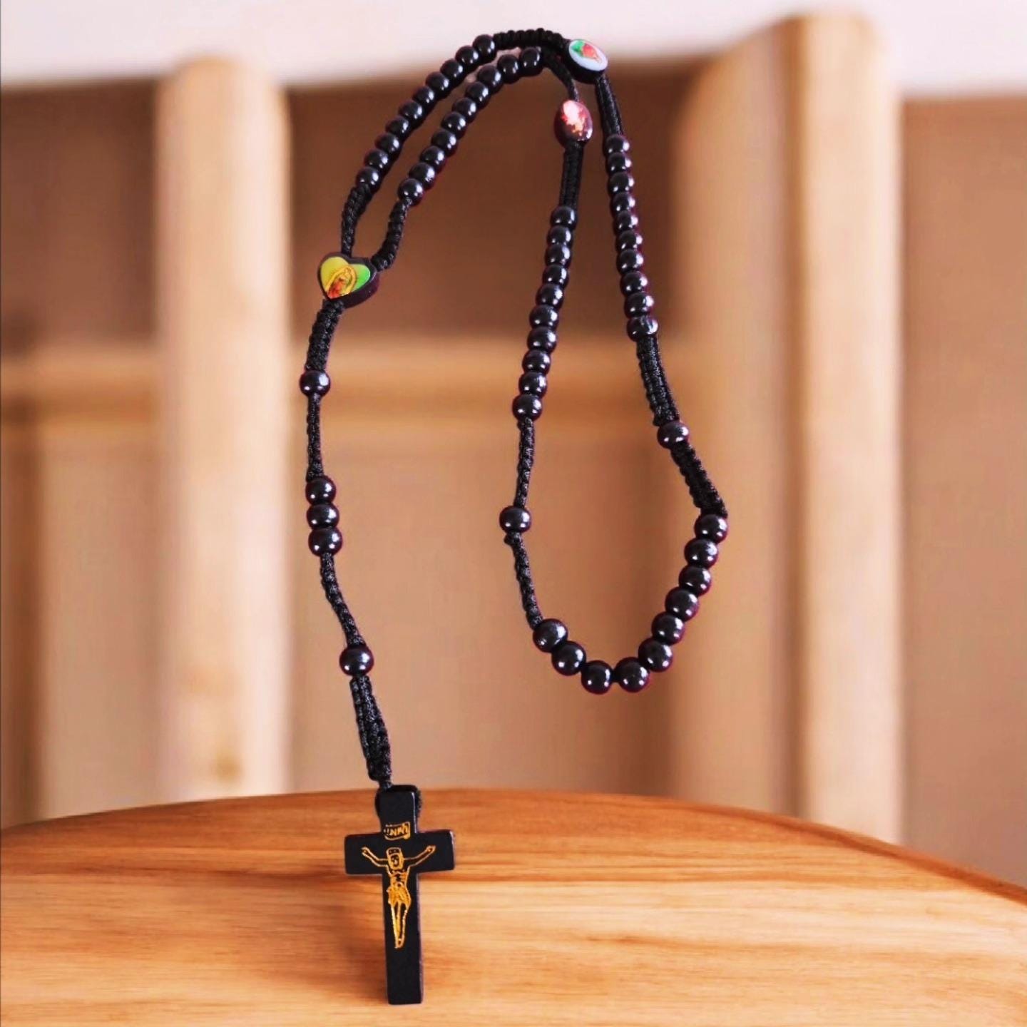 Beaded Rosary/Rosario