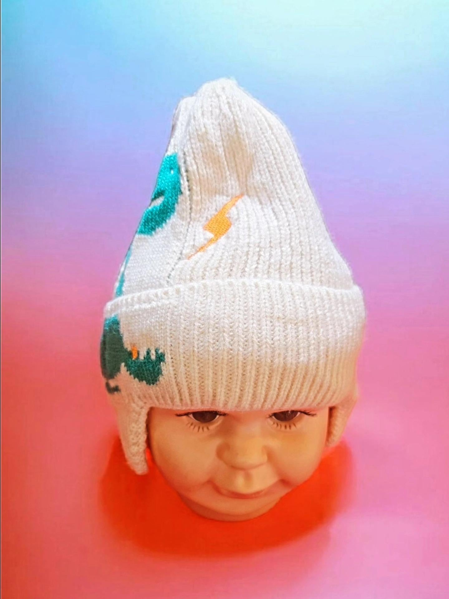 Children's Dinosaur Plush Wool Hat