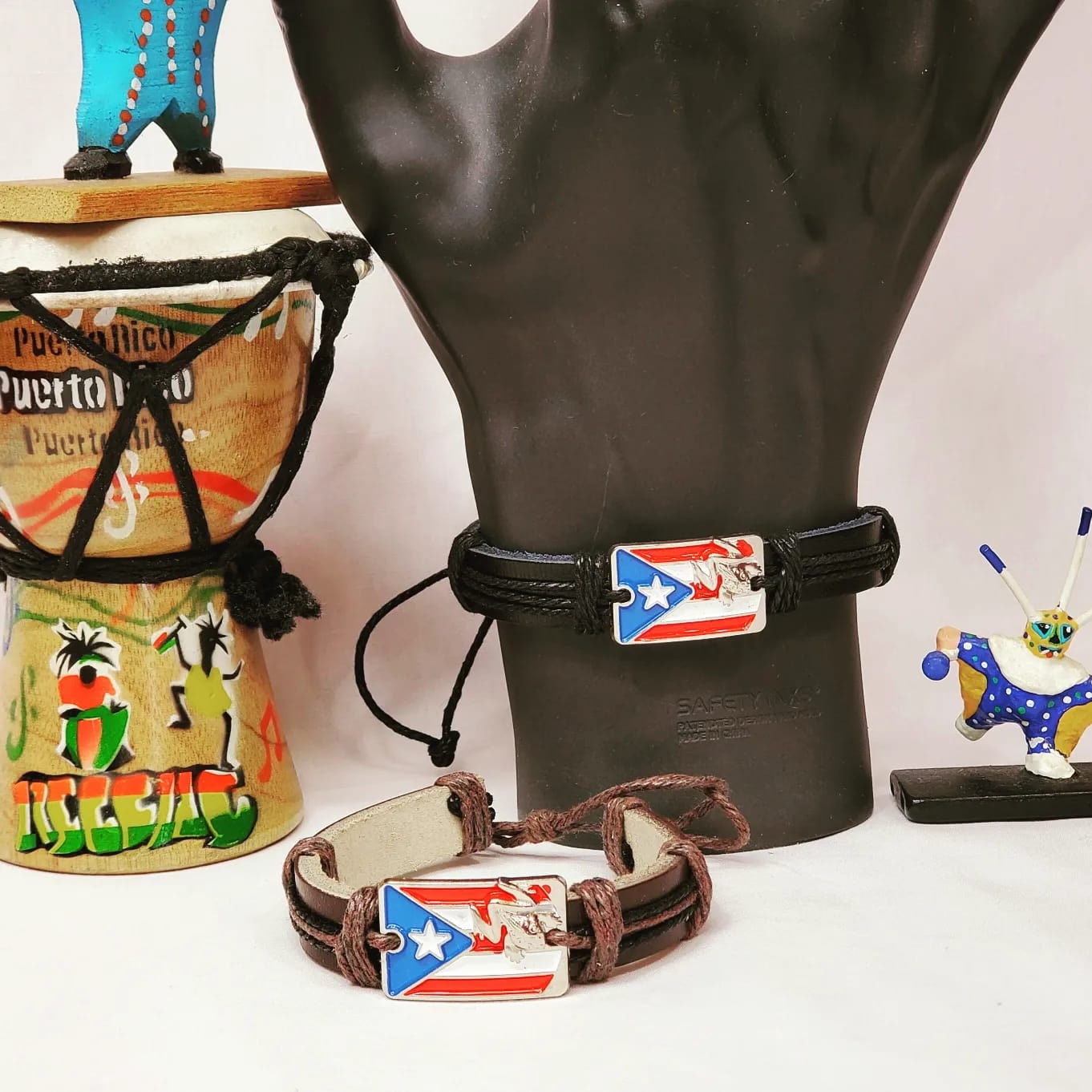 Puerto Rico Flag Adjustable Bracelets!