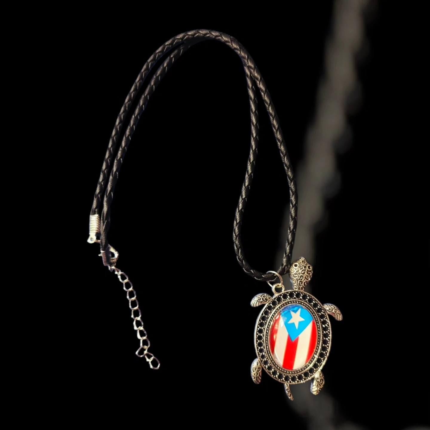 Puerto Rico Flag Necklace!