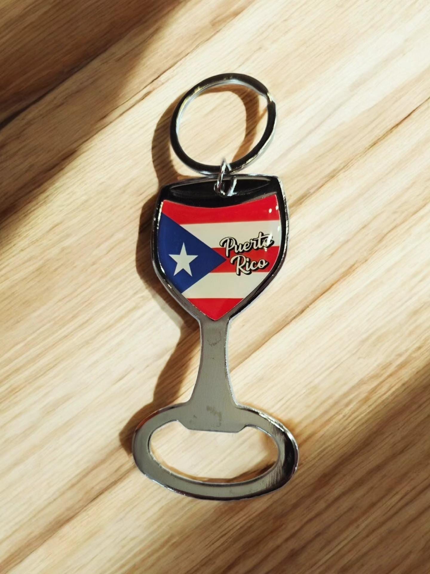 Puerto Rico Flag Bottle Opener/ Keychain