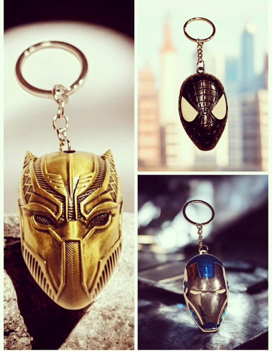 Hero Mask Metal Key Chain