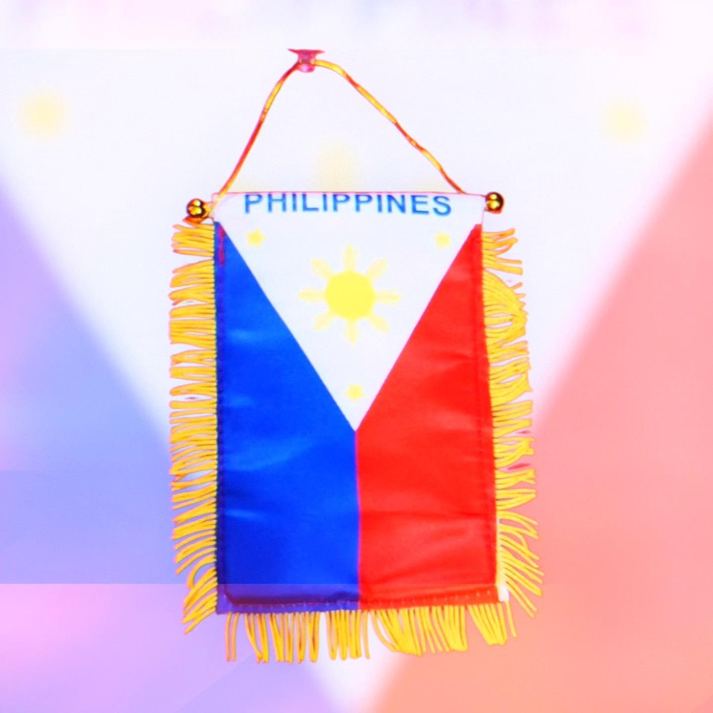 Philippine Flag Car Hanging Decoration
