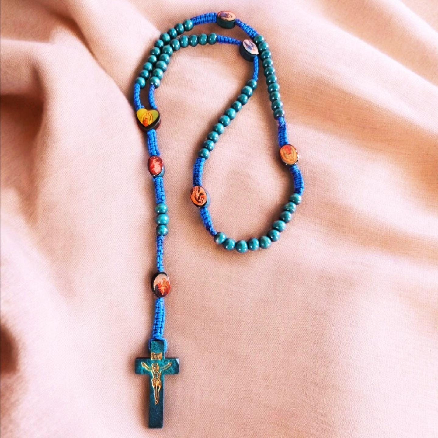 Beaded Rosary/Rosario