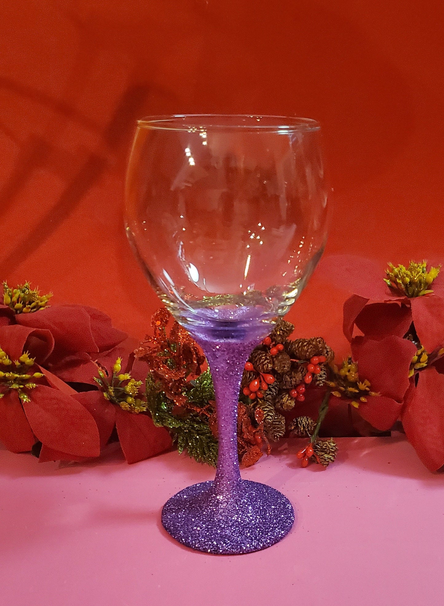 Gliterred Wine Glasses