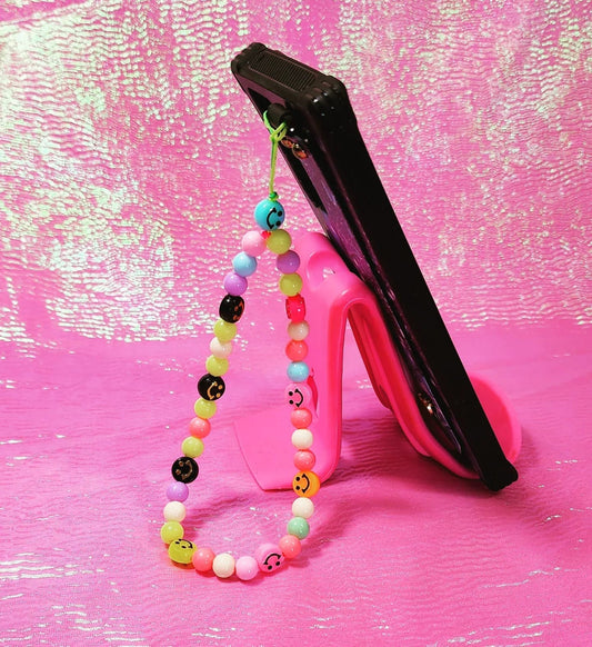 Correa Cordon Beaded Colorful Cellphone Lanyard
