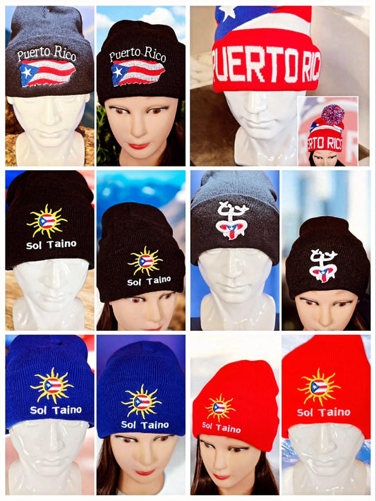 Embroidered Puerto Rico Hats