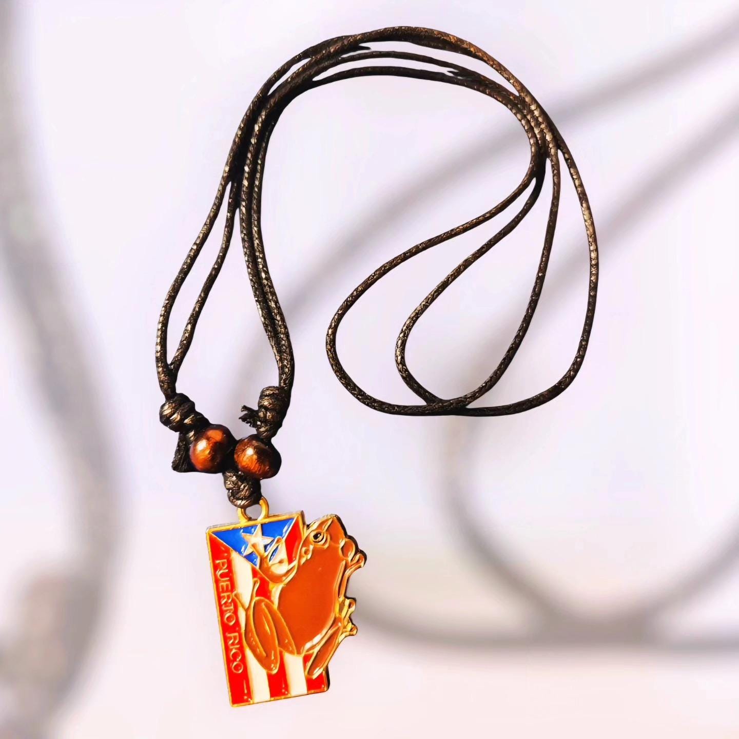 Puerto Rico Flag Necklace!
