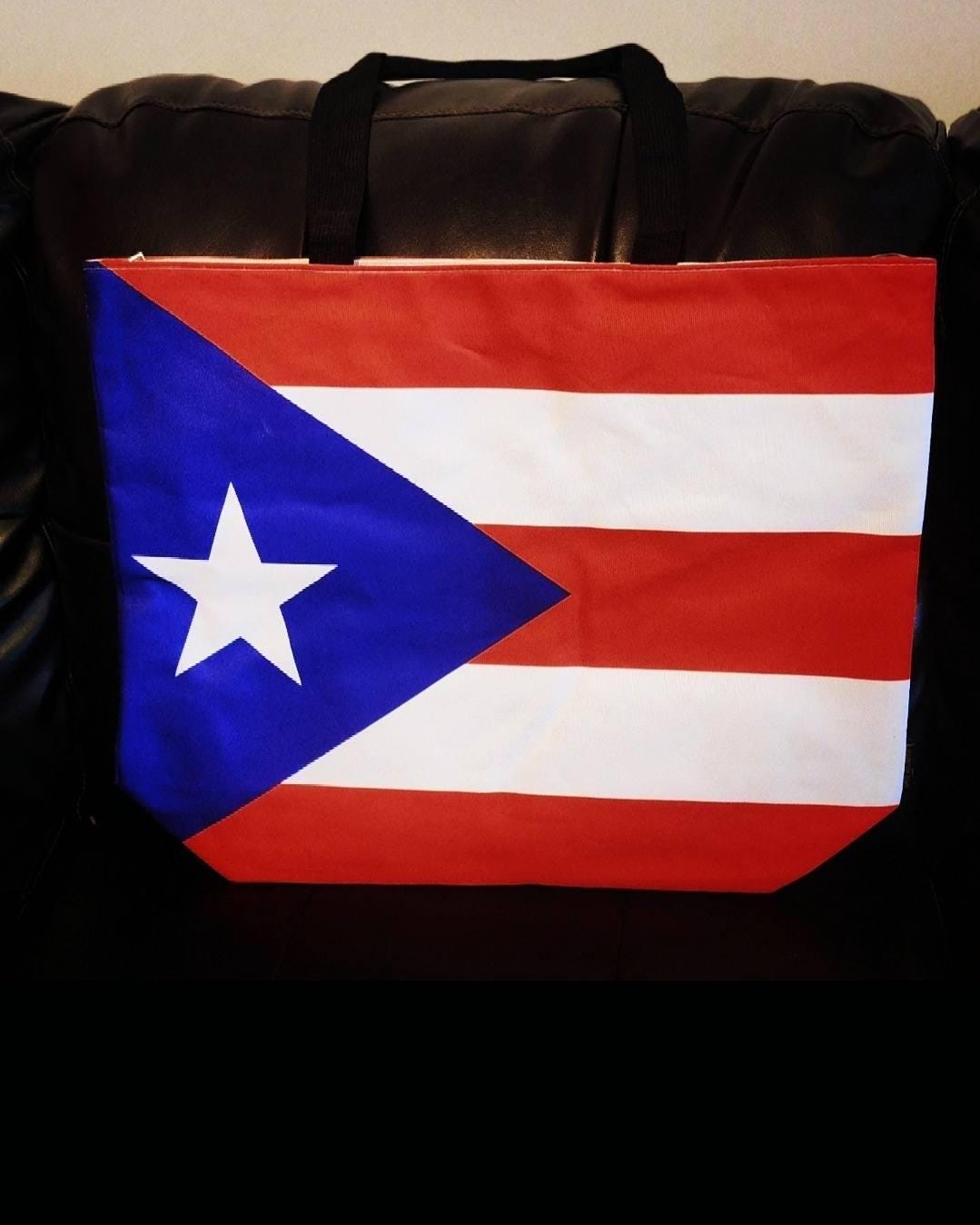 Puerto Rico Flag Tote/Beach Bag