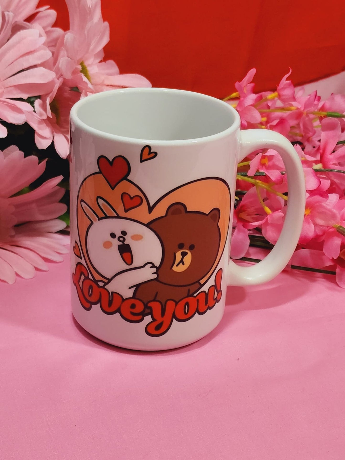 Sublimation Cony Brown Coffee, Tea, Hot Chocolate, Mug 15oz