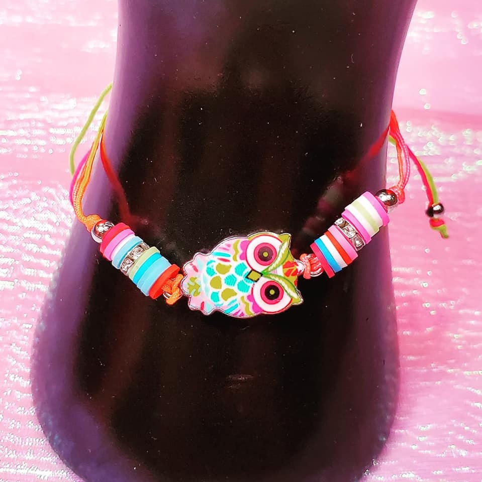 Adjustable Colorful Animal Beaded Bracelet!