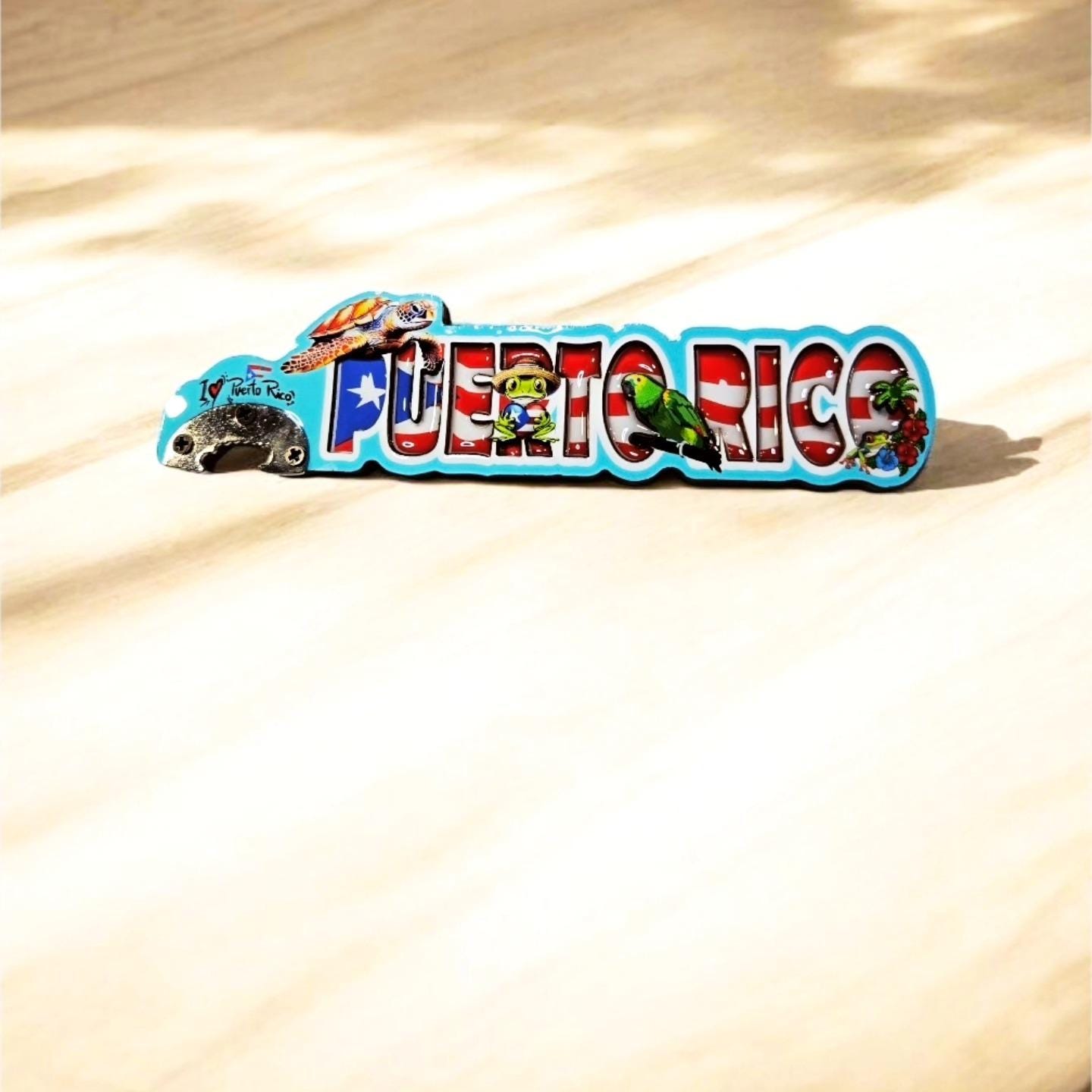 Puerto Rico Refrigerator Bottle Opener Magnet