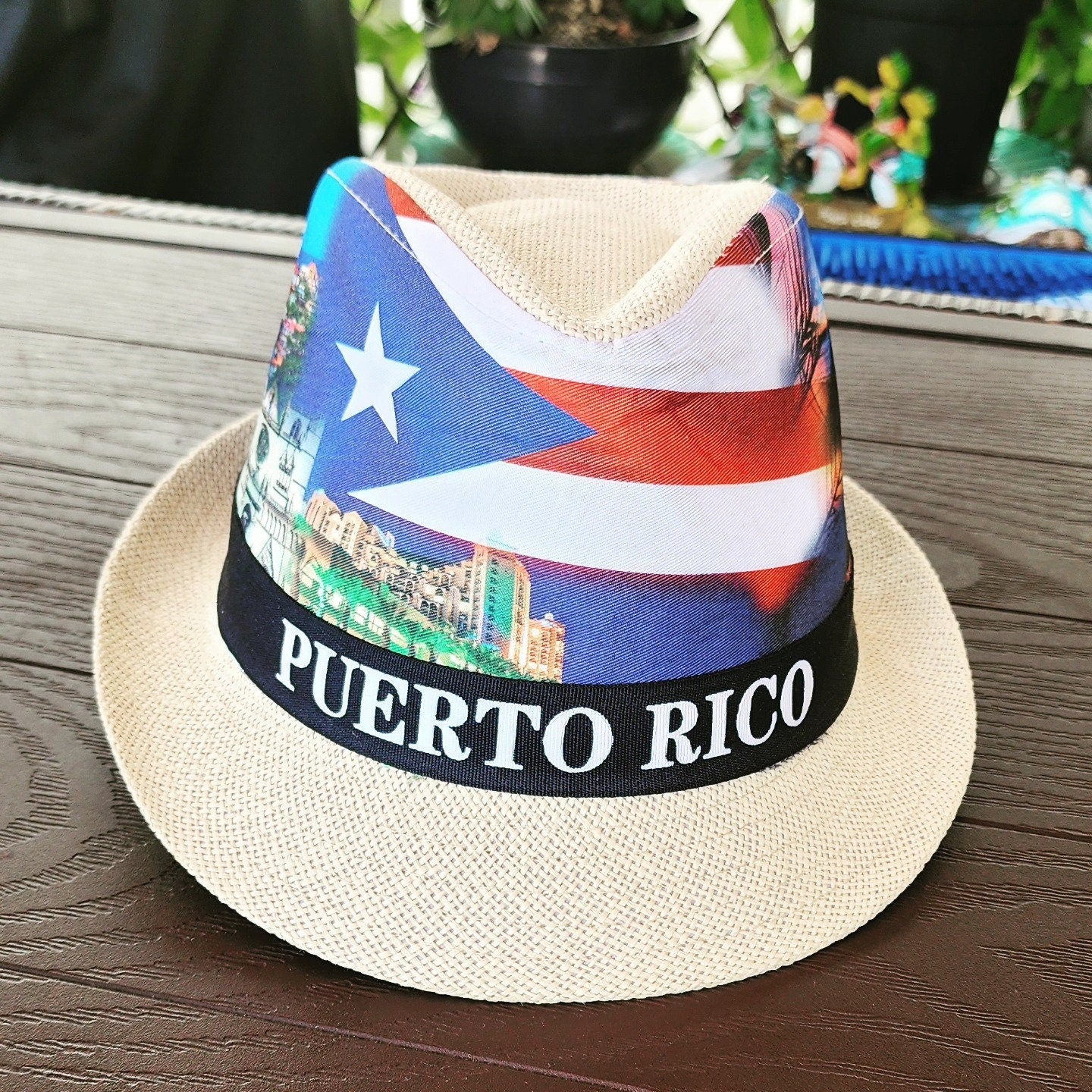 Puerto Rico Fedora Straw Hats