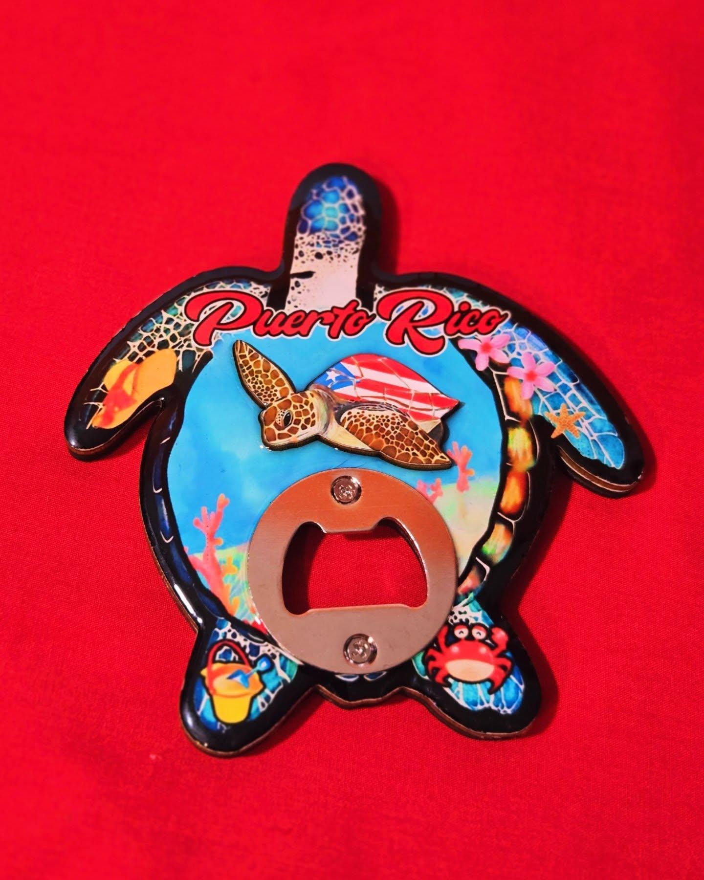 Puerto Rico refrigerator magnet & bottle opener