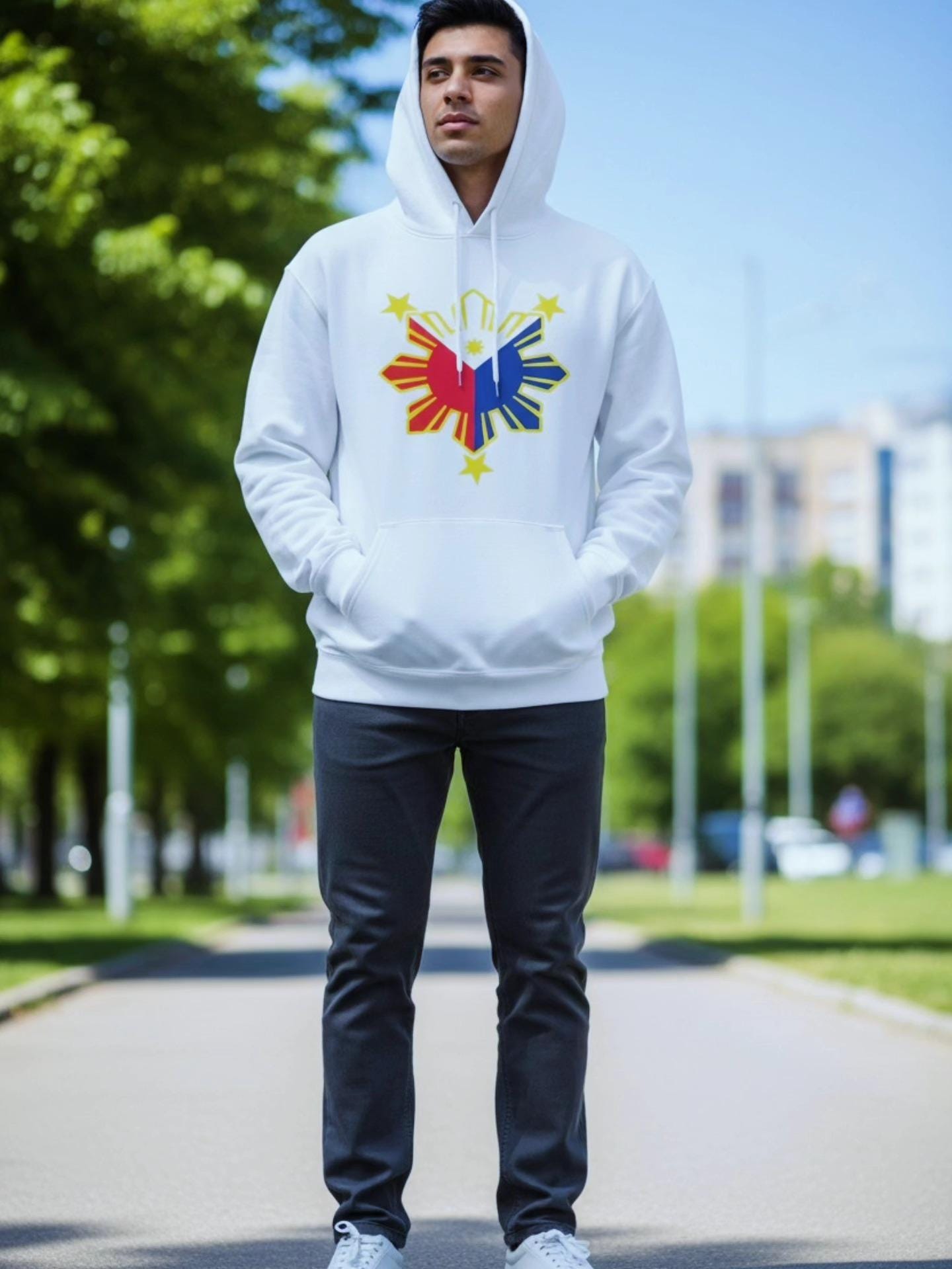 Filipino Philippine  Flag Pull over/Sweatshirt Hoodies New arrival!