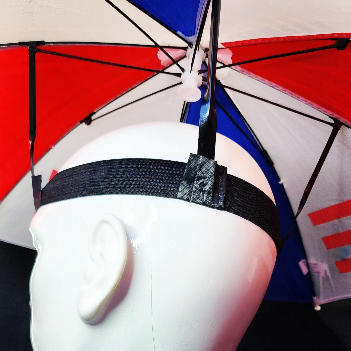 Puerto Rico Flag Umbrella Hat, Sun & Rain Protection