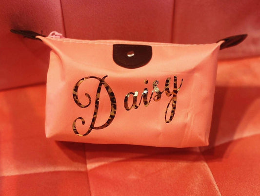 Personalized Waterproof Mini Cosmetics makeup bag