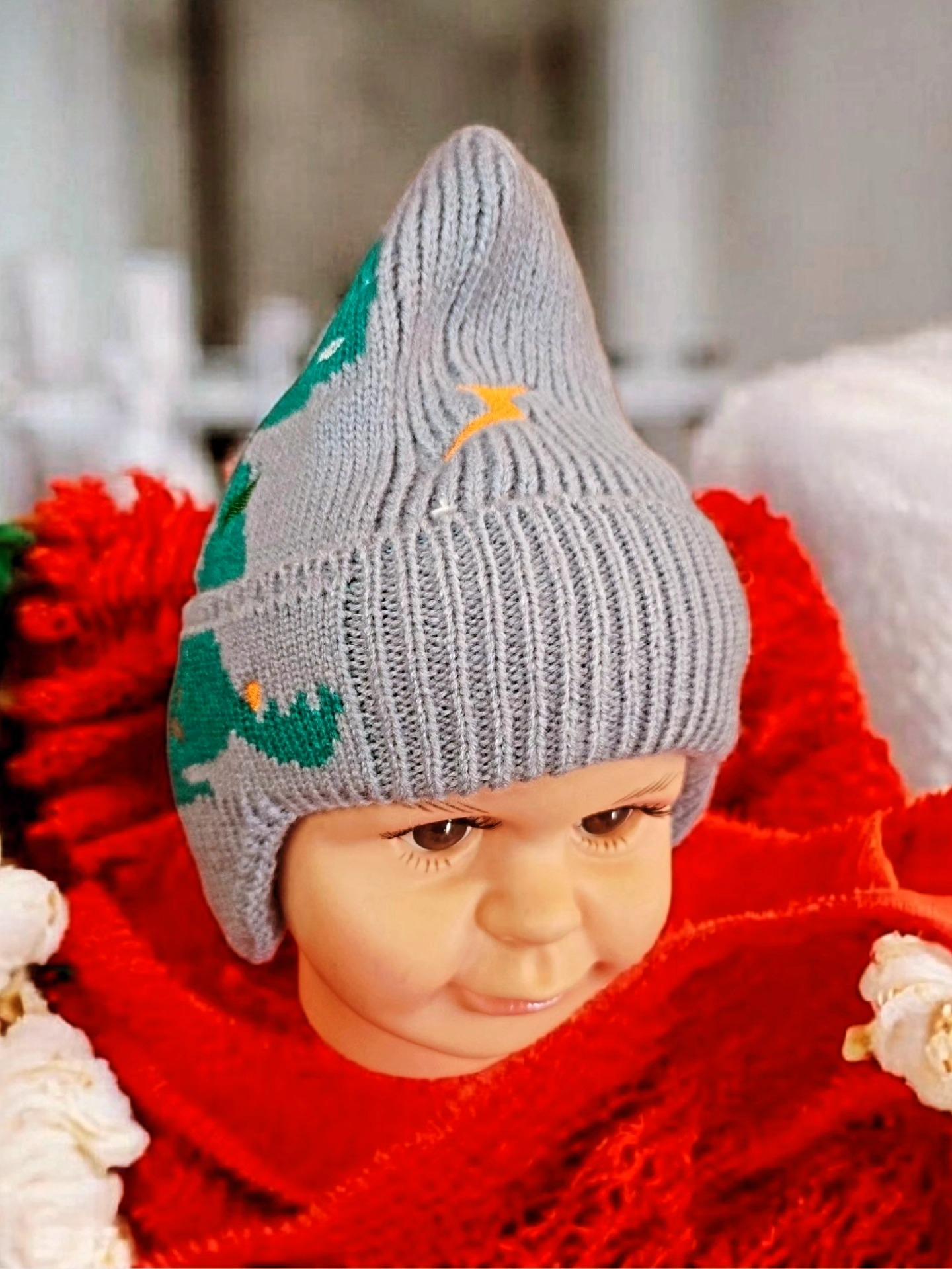 Children's Dinosaur Plush Wool Hat