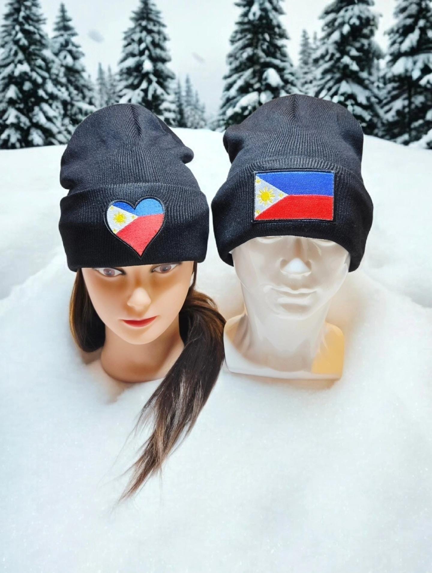 Philippine Flag Winter hat "Bonete"