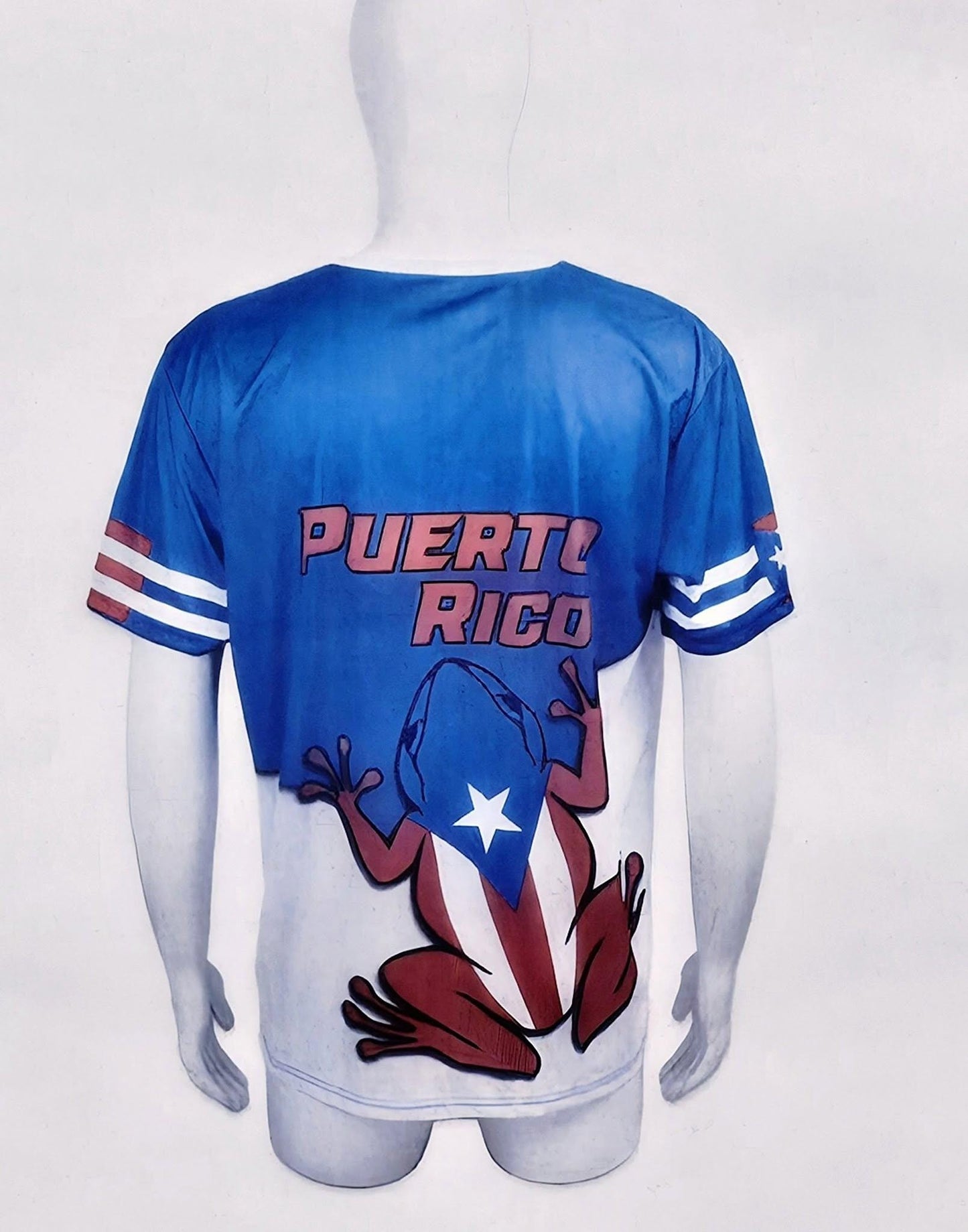 Puerto Rico Flag taino coqui rock frog t-shirts