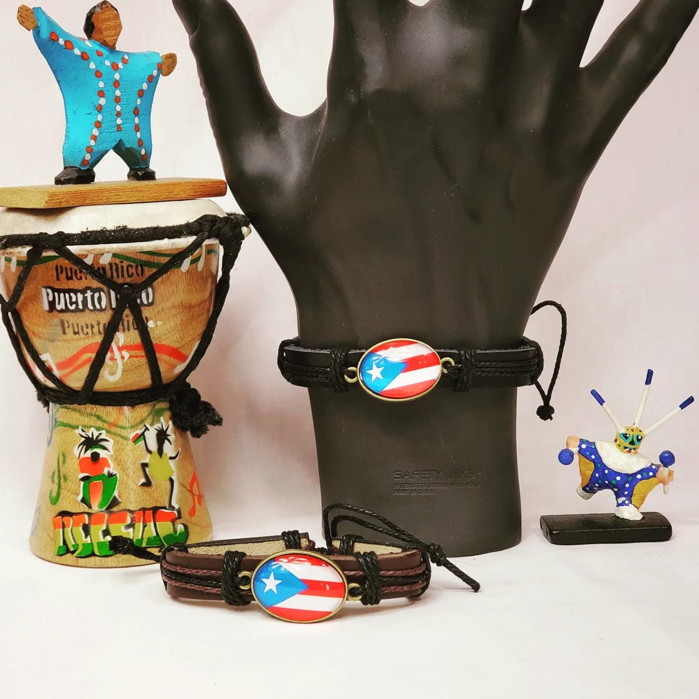Puerto Rico Flag Adjustable Bracelets!