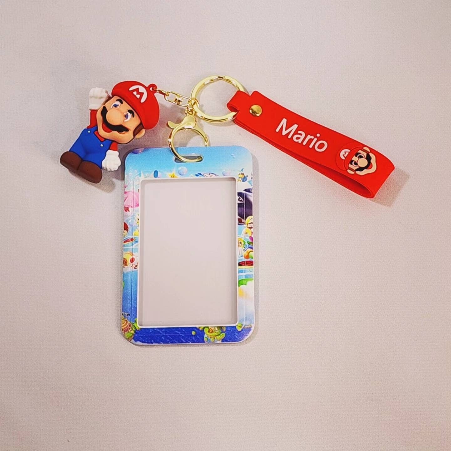 Students Kids ID Picture Holder Keychain