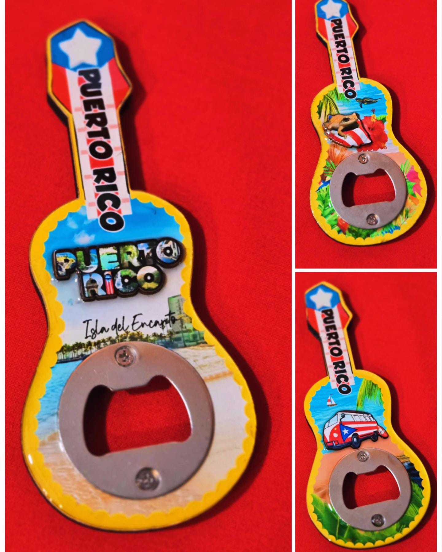 Puerto Rico refrigerator magnet & bottle opener