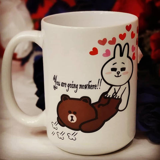 Sublimation Cony Brown Coffee, Tea, Hot Chocolate, Mug 15oz