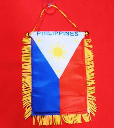 Philippine Flag Car Hanging Decoration