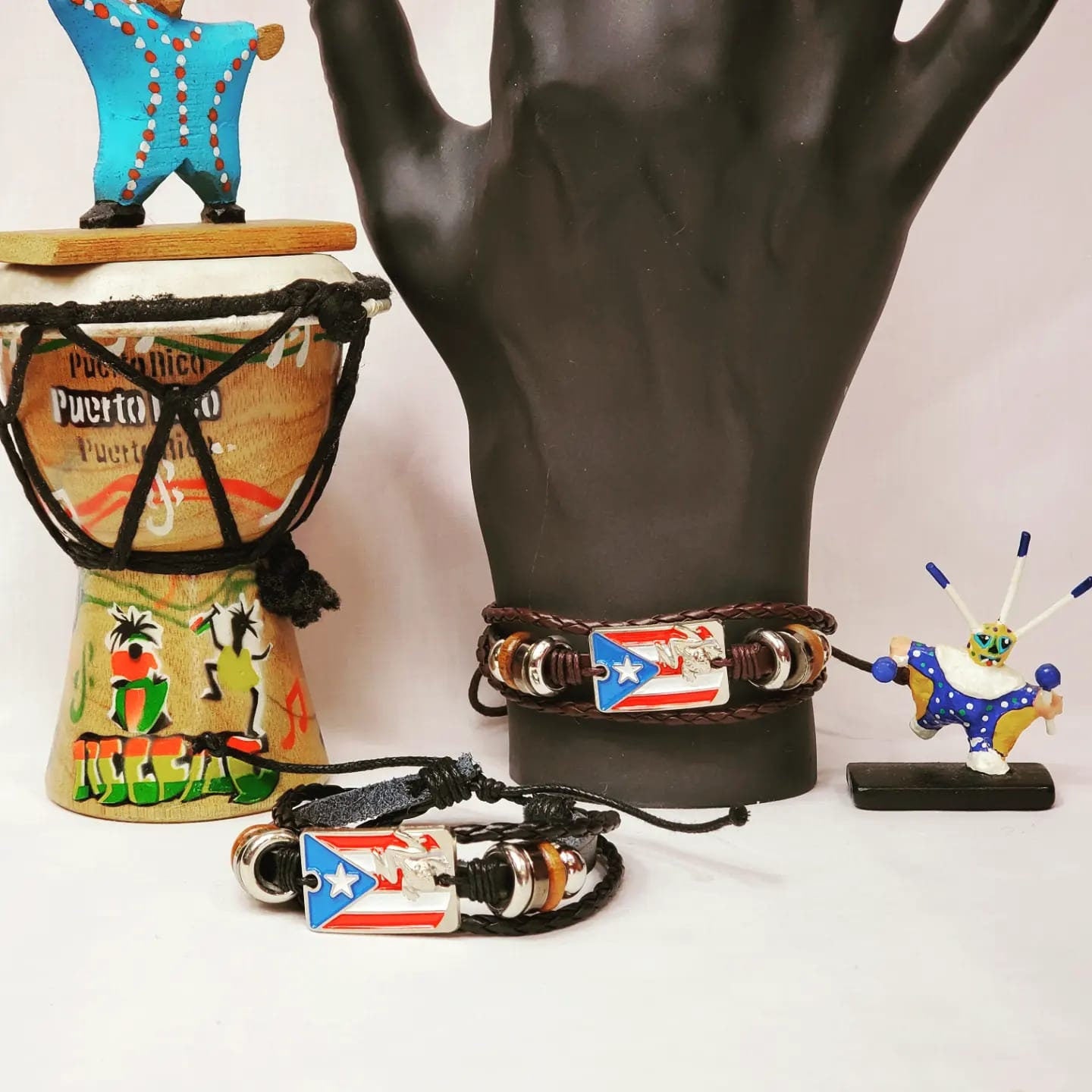 Puerto Rico Flag Adjustable Bracelets!
