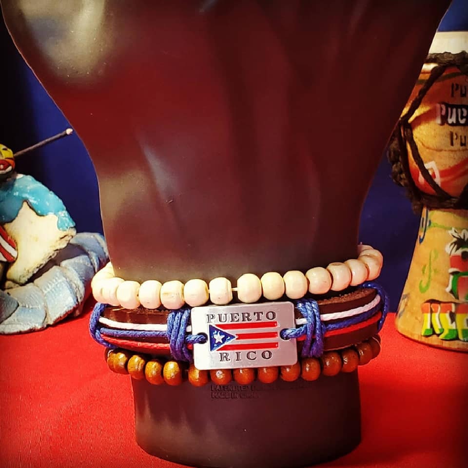 Stretchable Beaded Wooden set of 3 Bracelets