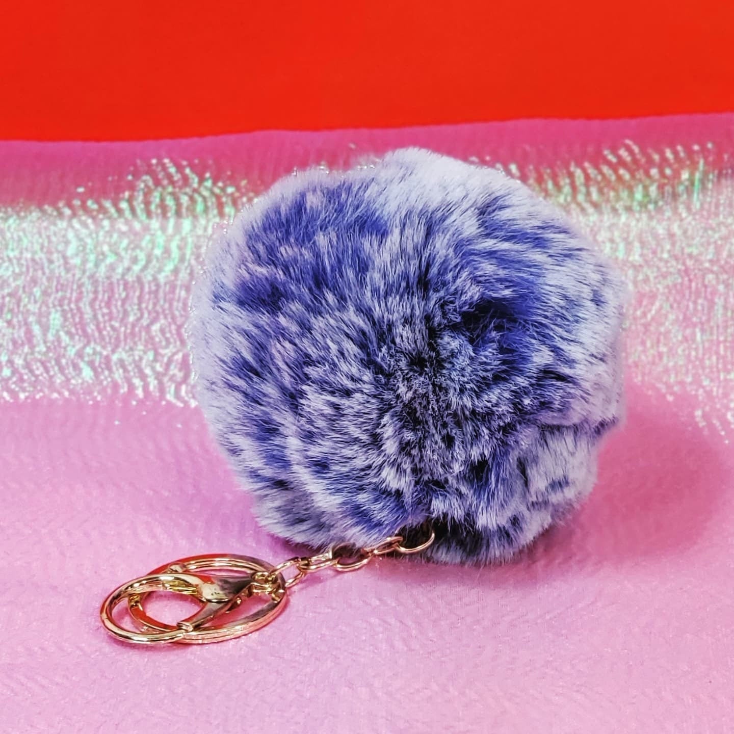 Fuzzy Pom Pom Key chains!