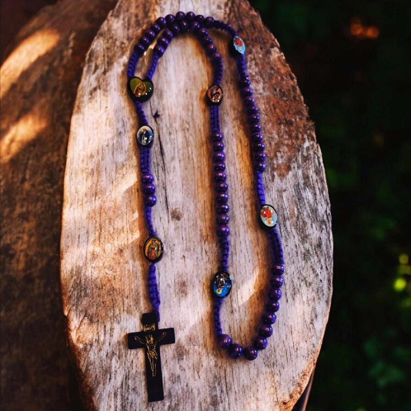 Beaded Rosary/Rosario