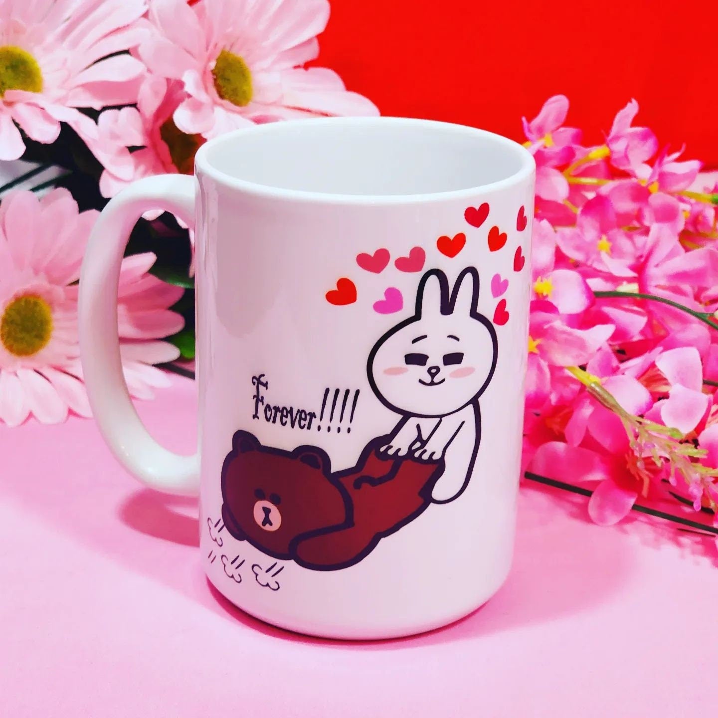 Sublimation Cony Brown Coffee, Tea, Hot Chocolate, Mug 15oz