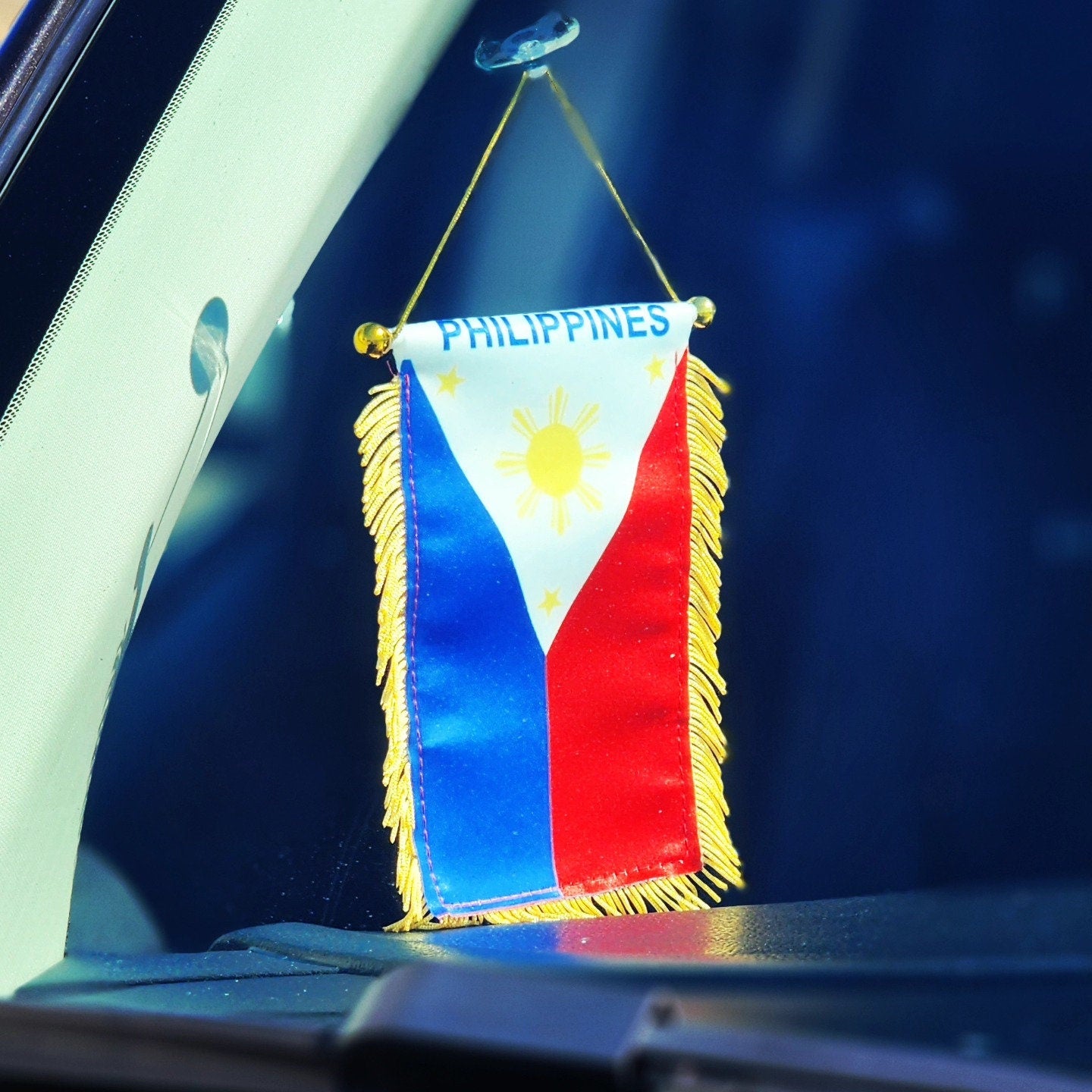 Philippine Flag Car Hanging Decoration