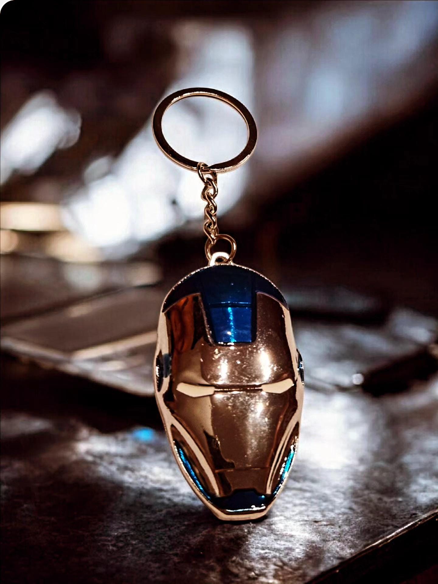 Hero Mask Metal Key Chain