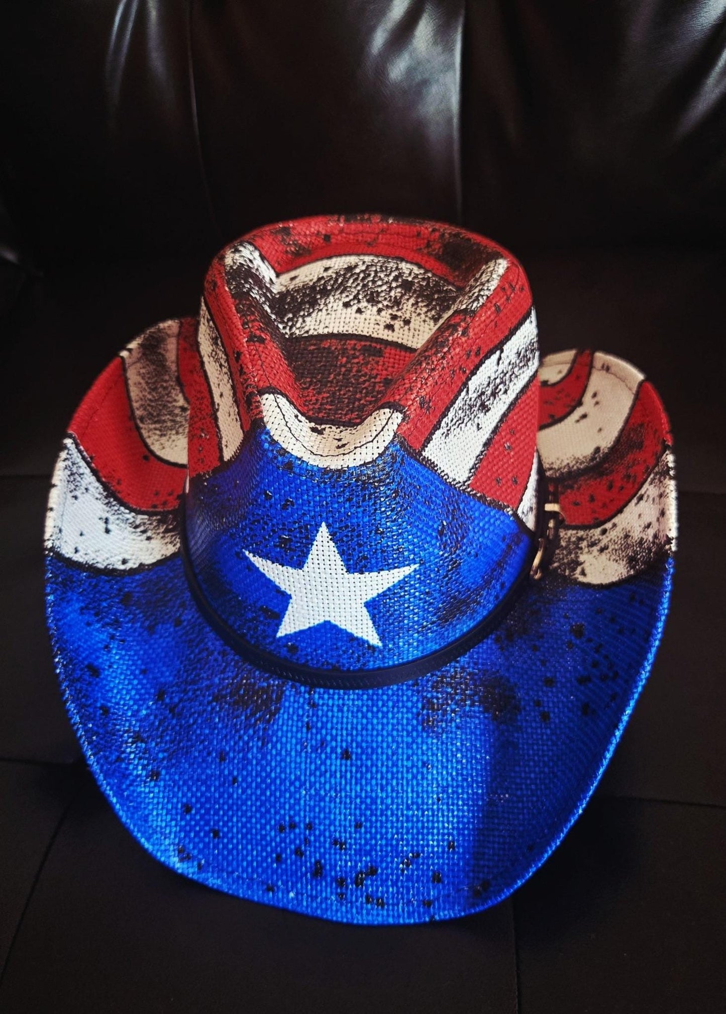 Puerto Rico Flag Cowboy Hat