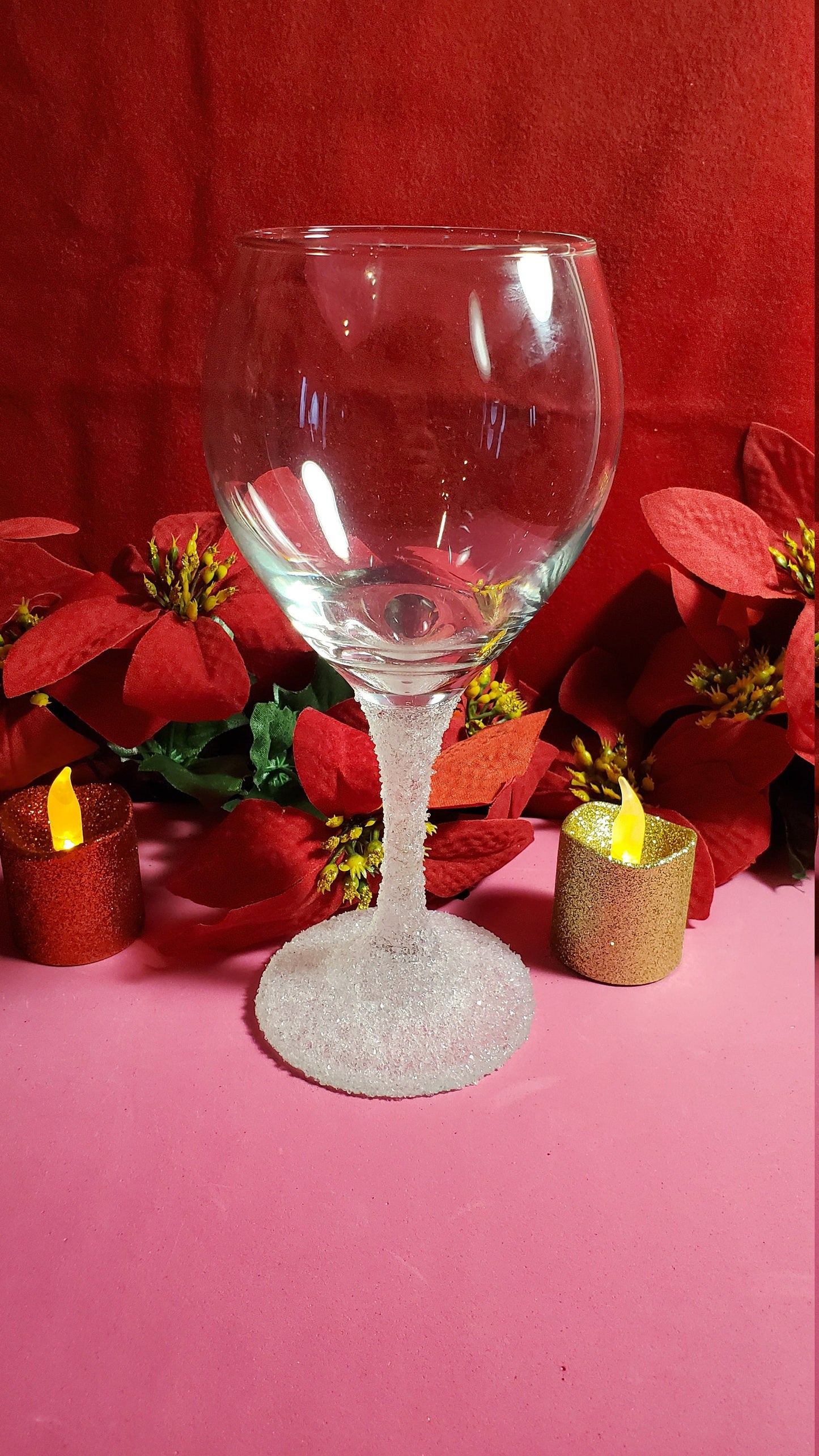 Gliterred Wine Glasses