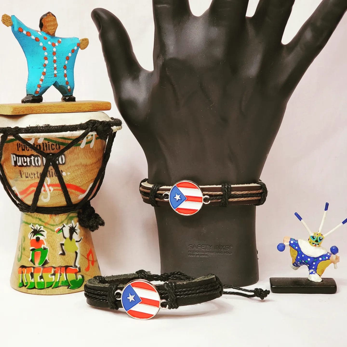 Puerto Rico Flag Adjustable Bracelets!
