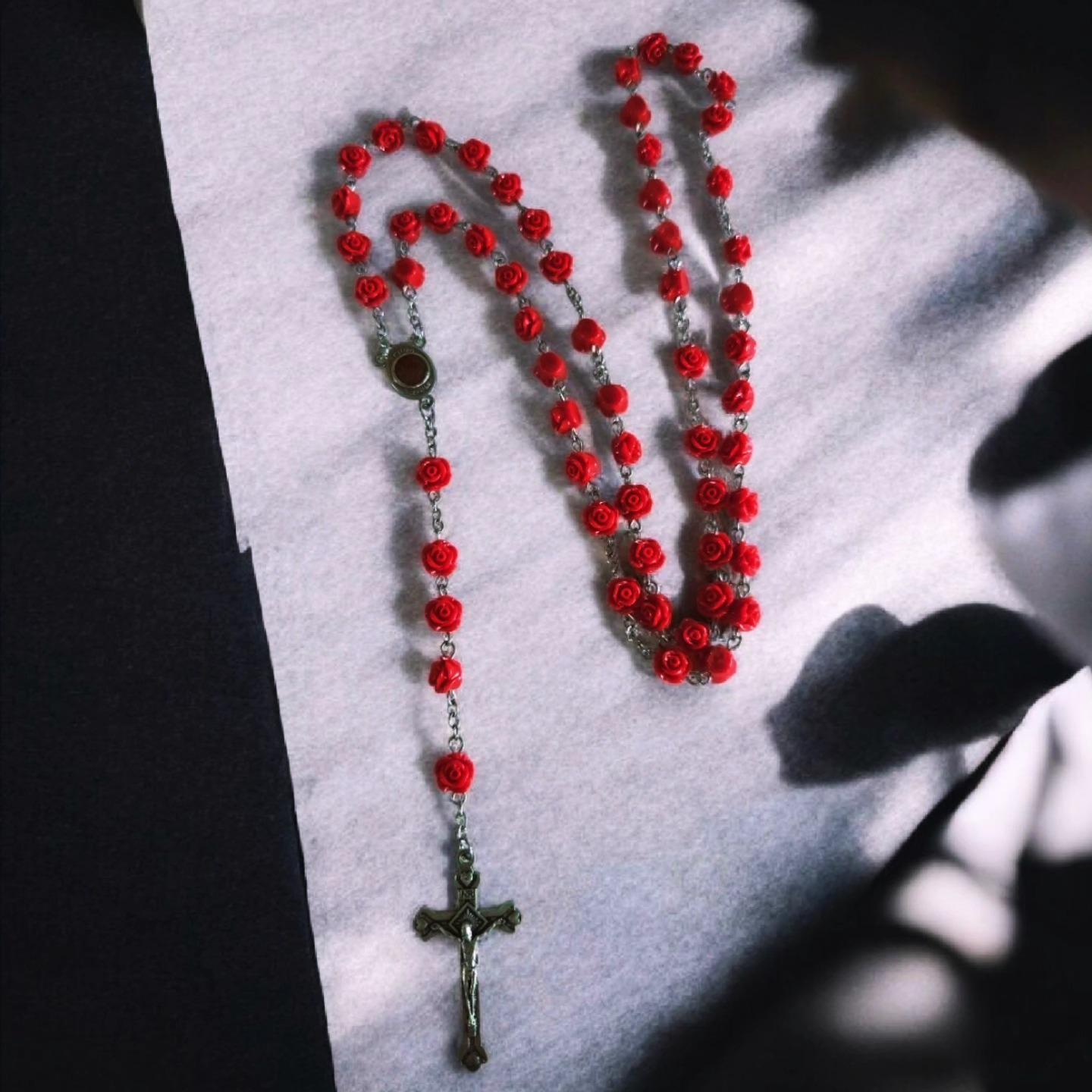 Beaded Rose Rosary